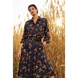 Vintage 1980s Escada Crisca Skirt Set Pleated Wool Duck English Country German 4